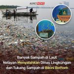 Banyak Sampah di Laut