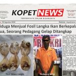 Diduga Menjual Fosil Langka