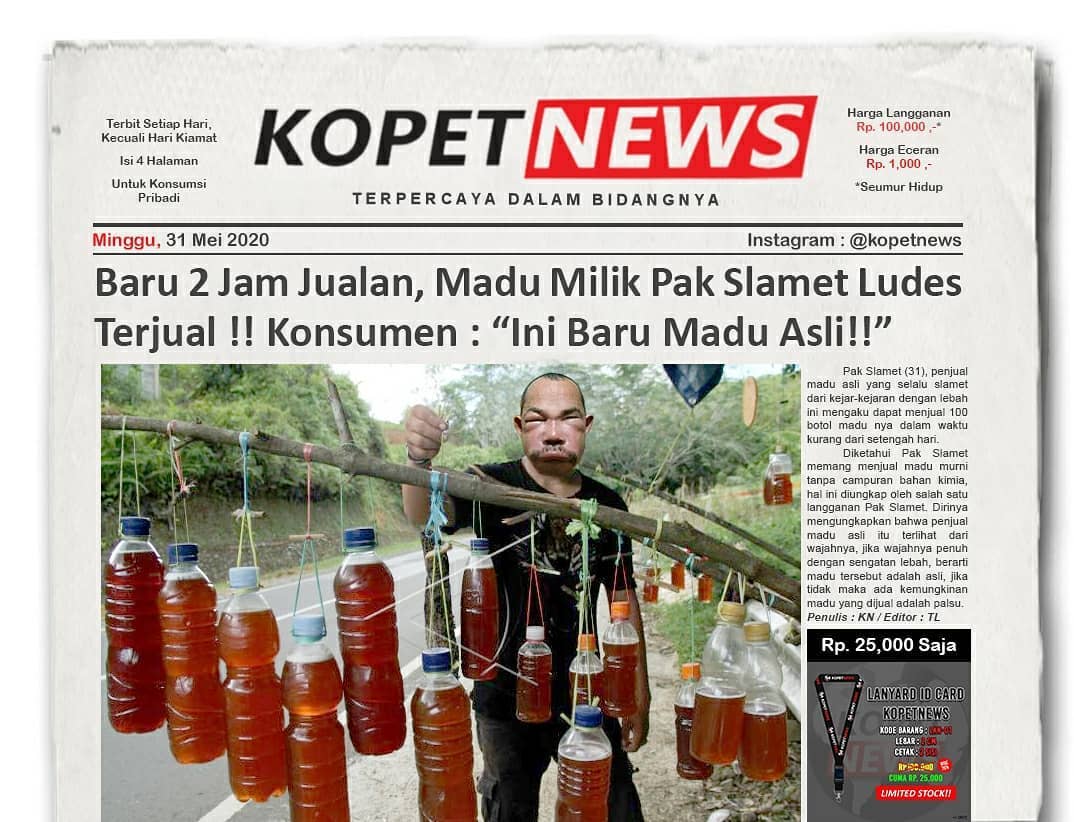 Baru 2 Jam Jualan