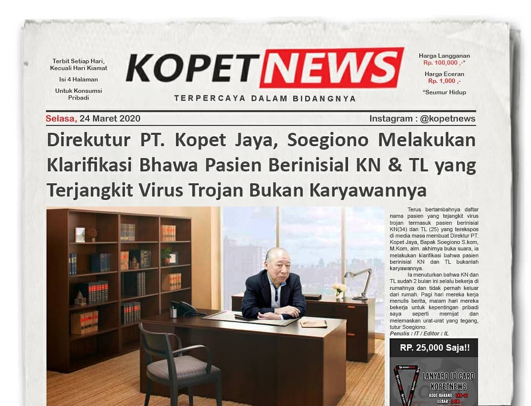 Direktur PT. Kopet Jaya