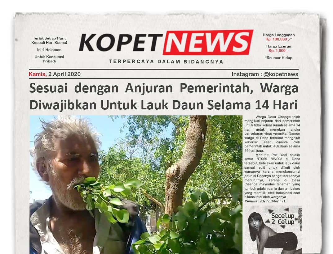 Sesuai dengan Anjuran