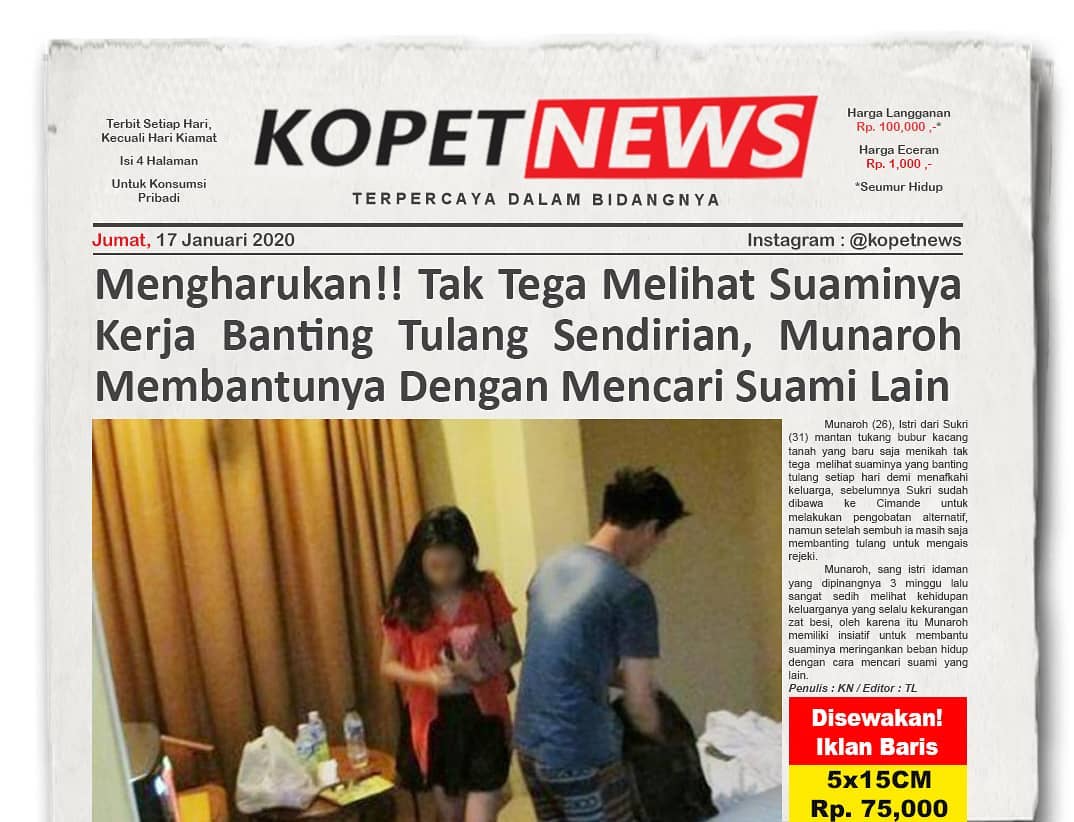 Mengharukan!! Tak Tega Melihat Suaminya Kerja Banting Tulang Sendirian, Munaroh Membantunya Dengan Mencari Suami Lain