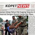 Kejutan Ulang Tahun Pak Sugeng Yang Ke-43 Diwarnai Dengan Penuh Canda dan Tawa