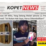 Pesan HP Mito, Yang Datang Malah Iphone 11 Pro, Juned:"Ini Bukan Hak Saya, Harus Dikembalikan!"