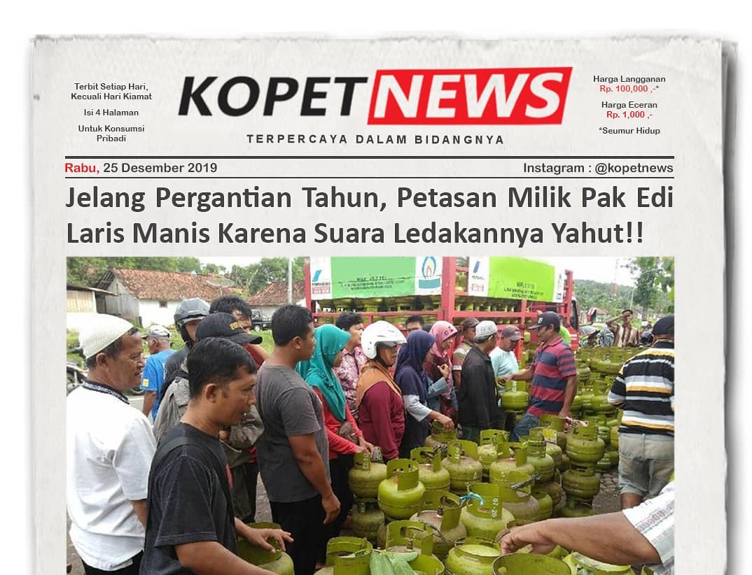 Jelang Pergantian Tahun, Petasan Milik Pak Edi Laris Manis Karena Suara Ledakannya Yahut!!