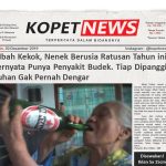 Mbah Kekok, Nenek Berusia Ratusan Tahun ini, Ternyata Punya Penyakit Budek. Tiap Dipanggil Tuhan Gak Pernah Dengar