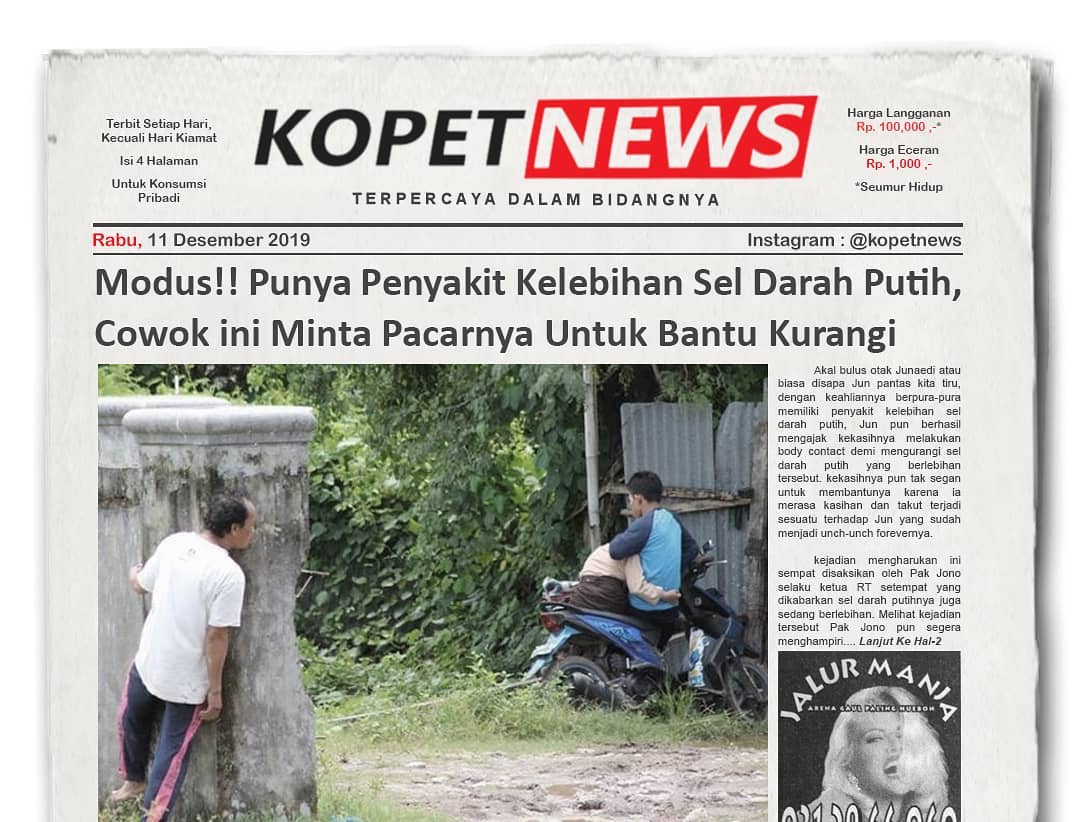 Modus!! Punya Penyakit Kelebihan Sel Darah Putih, Cowok ini Minta Pacarnya Untuk Bantu Kurangi