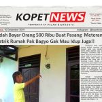 Udah Bayar Orang 500 Ribu Buat Pasang Meteran, Listrik Rumah Pak Bagyo Gak Mau Idup Juga!!