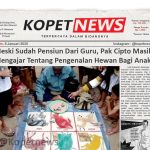Meski Sudah Pensiun Dari Guru, Pak Cipto Masih Mengajar Tentang Pengenalan Hewan Bagi Anak