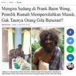 Jajang (41) orang kurang waras asal Desa Cisange sangat beruntung sekali, pasalanya ia dipersilahkan masuk oleh pemilik rumah karena mengira sedang di prank oleh Baim Wong.........................#kpopdancecover #ba