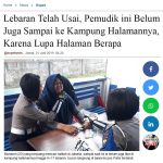Lebaran Telah Usai, Pemudik ini Belum Juga Sampai ke Kampung Halamannya, Karena Lupa Halaman Berapa