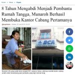 8 Tahun Mengabdi Menjadi Pembantu Rumah Tangga, Munaroh Berhasil Membuka Kantor Cabang Pertamanya