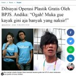 Dibiayai Operasi Plastik Gratis Oleh BPJS. Andika: "Ogah! Muka ue kaya hini aja banyak yang naksir!"